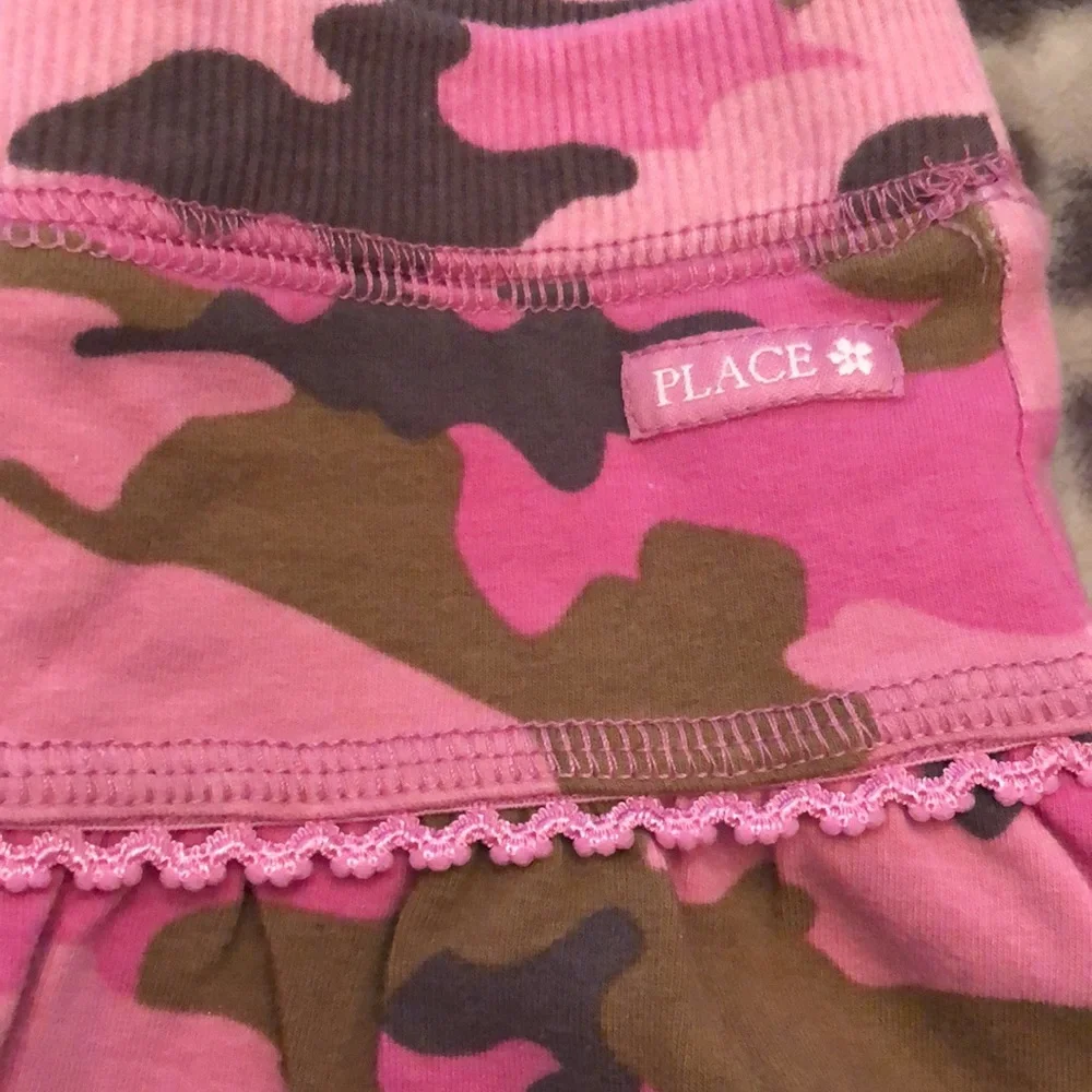 Children’s Place Pink Camo Skirt W/ Shorts 18 mos